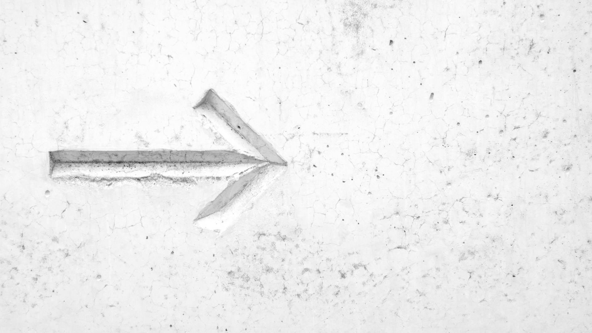 Arrow on white wall image decorative